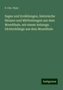 P. Chr. Plein: Sagen und Erzählungen, historische Skizzen und Mittheilungen aus dem Moselthale, mit einem Anhange. Dichterklänge aus dem Moselthale, Buch