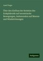 Josef Finger: Über den Einfluss der Rotation des Erdsphäroids auf terrestrische Bewegungen, insbesondere auf Meeres­ und Windströmungen, Buch