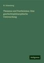 W. Deisenberg: Theismus und Pantheismus. Eine geschichtsphilosophische Untersuchung, Buch