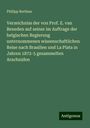 Philipp Bertkau: Verzeichniss der von Prof. E. van Beneden auf seiner im Auftrage der belgischen Regierung unternommenen wissenschaftlichen Reise nach Brasilien und La Plata in Jahren 1872-5 gesammelten Arachniden, Buch