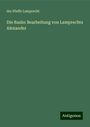 Der Pfaffe Lamprecht: Die Basler Bearbeitung von Lamprechts Alexander, Buch