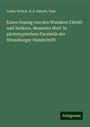 Labeo Notker: Ezzos Gesang von den Wundern Christi und Notkers, Memento Mori' in phototypischem Facsimile der Strassburger Handschrift, Buch