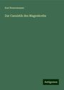 Karl Rosenwasser: Zur Casuistik des Magenkrebs, Buch