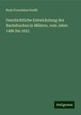 Beda Franziskus Dudik: Geschichtliche Entwickelung des Buchdruckes in Mähren, vom Jahre 1486 bis 1621, Buch