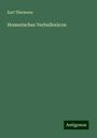 Karl Thiemann: Homerisches Verballexicon, Buch