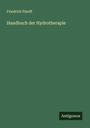 Friedrich Pinoff: Handbuch der Hydrotherapie, Buch