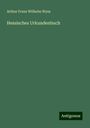 Arthur Franz Wilhelm Wyss: Hessisches Urkundenbuch, Buch