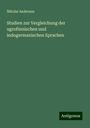 Nikolai Anderson: Studien zur Vergleichung der ugrofinnischen und indogermanischen Sprachen, Buch