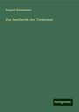 August Reissmann: Zur Aesthetik der Tonkunst, Buch