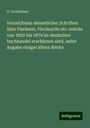 O. Gracklauer: Verzeichniss sämmtlicher Schriften über Fischerei, Fischzucht etc. welche von 1820 bis 1879 im deutschen buchhandel erschienen sind, nebst Angabe einiger ältern Werke, Buch