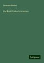 Hermann Henkel: Zur Politik des Aristoteles, Buch