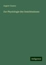 August Classen: Zur Physiologie des Gesichtssinnes, Buch