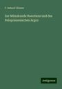 F. Imhoof-Blumer: Zur Münzkunde Boeotiens und des Peloponnesischen Argos, Buch