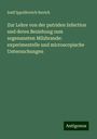 Iosif Ippolitovich Ravich: Zur Lehre von der putriden Infection und deren Beziehung zum sogenannten Milzbrande: experimentelle und microscopische Untersuchungen, Buch