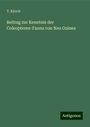 T. Kirsch: Beitrag zur Kenntnis der Coleopteren-Fauna von Neu Guinea, Buch