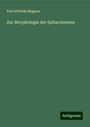 Paul Wilhelm Magnus: Zur Morphologie der Sphacelarieen, Buch