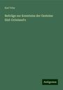 Karl Vrba: Beiträge zur Kenntniss der Gesteine Süd-Grönland's, Buch