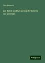 Otto Meinertz: Zur Kritik und Erklärung der Satiren des Juvenal, Buch