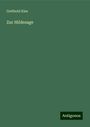 Gotthold Klee: Zur Hildesage, Buch