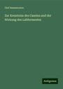 Olof Hammersten: Zur Kenntniss des Caseïns und der Wirkung des Labfermentes, Buch