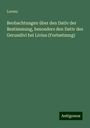 Lorenz: Beobachtungen über den Dativ der Bestimmung, besonders den Dativ des Gerundivi bei Livius (Fortsetzung), Buch