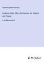 Gotthold Ephraim Lessing: Laokoon; Oder, Über die Grenzen der Malerei und Poesie, Buch