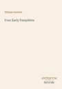 Titel: "Four Early Pamphlets" von William Godwin. Unten rechts: Antiquum Novum. Schlichtes, minimalistisches Design.