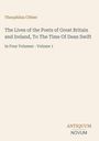 The Lives of the Poets of Great Britain and Ireland, Volume 1. Beige Hintergrund, schlichtes, klassisches Design.
