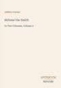 Titel: "Beltane the Smith". Autor: Jeffery Farnol. Subtitel: "In Two Volumes, Volume 2". Unten: "ANTIQUM NOVUM". Ruhige, schlichte Gestaltung.