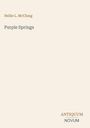 Text: "Nellie L. McClung", "Purple Springs", "ANTIQUM NOVUM". Schlichte, minimalistische Gestaltung.