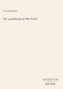 Text: "D. K. Broster," "Sir Isumbras at the Ford," "ANTIQUM NOVUM." Heller Hintergrund, minimalistische Gestaltung.