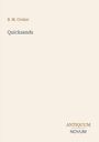 B. M. Croker, Quicksands, ANTIQUUM NOVUM steht auf hellem Hintergrund.