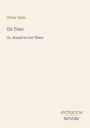 "Oliver Optic, On Time: Or, Bound to Get There" und "ANTIQUM NOVUM" in verschiedenen Schriften auf hellem Hintergrund.