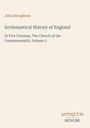 John Stoughton, "Ecclesiastical History of England", Band 2, unten Logo mit "ANTIQUM NOVUM", auf hellem Hintergrund.