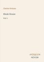 Text: Charles Dickens, Bleak House, Part 1. Beige Hintergrund, minimalistisches Design. Logo: ANTIQUUM NOVUM.