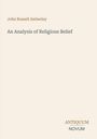 "John Russell Amberley. An Analysis of Religious Belief. ANTIQUUM NOVUM." Schlichtes, minimalistisches Design.