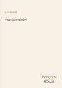 „J. C. Snaith“ und „The Undefeated“ steht oben, „ANTIQUM NOVUM“ unten. Minimalistisches Design auf hellem Hintergrund.