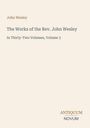 „The Works of the Rev. John Wesley“, Vol. 3. Beige Hintergrund, schlichte Schrift, elegantes Design.