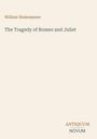 Oben steht "William Shakespeare", darunter "The Tragedy of Romeo and Juliet". Unten rechts das Logo "ANTIQUM NOVUM".