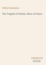 Text: William Shakespeare. Titel: The Tragedy of Othello, Moor of Venice. Unten rechts: ANTIQUUM NOVUM. Schlichtes Design.