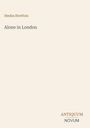 Text: "Hesba Stretton, Alone in London, ANTIQUUM NOVUM". Beigefarbener Hintergrund mit minimalistischer Gestaltung.