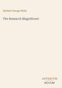 Text: "Herbert George Wells", "The Research Magnificent", "ANTIQUM NOVUM". Schlichtes Design mit neutralem Hintergrund.
