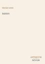Text: "Sinclair Lewis, Babbitt, ANTIQUUM NOVUM." Minimalistisches Design mit hellbeigem Hintergrund.