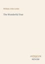 "William John Locke - The Wonderful Year" und "ANTIQUM NOVUM" auf cremefarbenem Hintergrund.