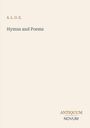 Text: „A. L. O. E. Hymns and Poems ANTIQUUM NOVUM”. Minimalistisches Design auf beigem Hintergrund.