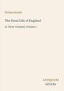 "William Howitt, The Rural Life of England, In Three Volumes, Volume 2. Unten rechts: ANTIQUUM NOVUM."