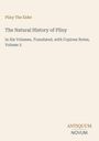 Text in warmen Tönen: "Pliny The Elder", "The Natural History of Pliny", "Volume 2". Unten rechts: "ANTIQUM NOVUM".