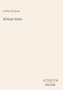 Text: "Arthur Symons", "William Blake", "ANTIQUM NOVUM". Minimalistisches Design mit klarer Typographie.