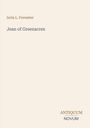 Titel: "Jean of Greenacres" von Izola L. Forrester. Unten steht "ANTIQUM NOVUM". Dezentes, minimalistisches Design.