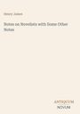 Text: „Henry James. Notes on Novelists with Some Other Notes. ANTIQUUM NOVUM“. Beige Hintergrund.
